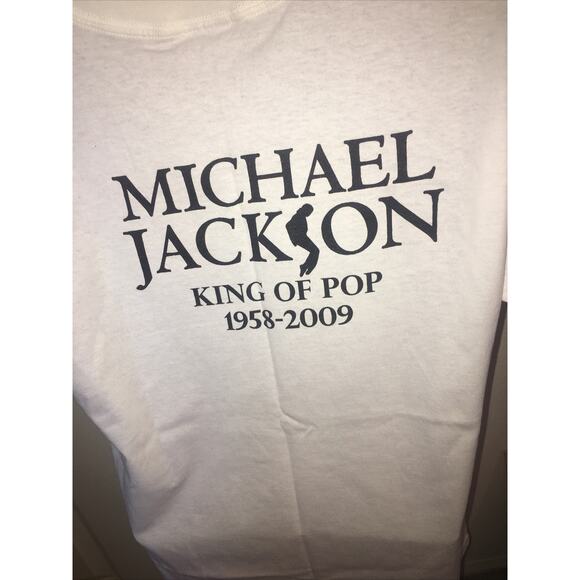 Michael Jackson T-Shirt Tribute to the "KING OF POP" 1958 / 2009 Remembere Sz M - Picture 6 of 7